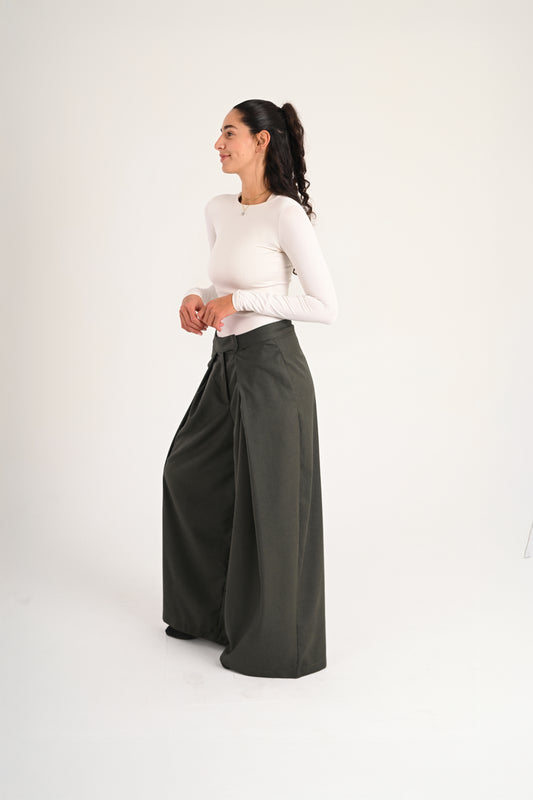 OLIVE TROUSERS