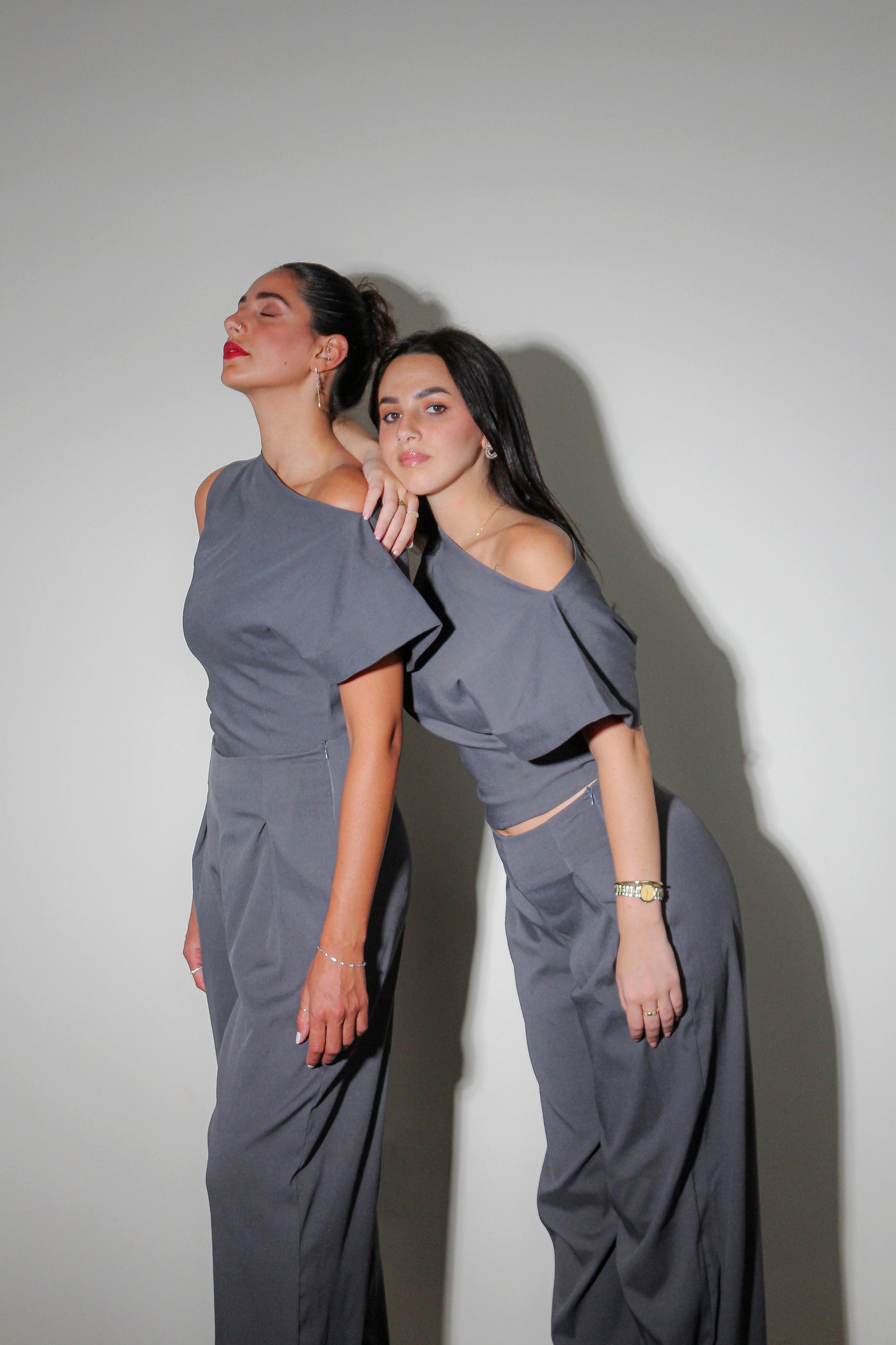 CHARCOAL FORMAL PANTS